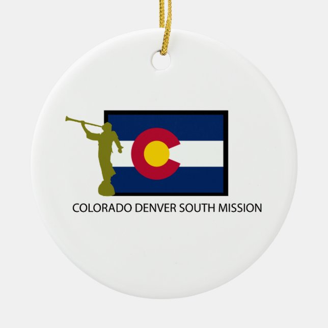 SÜDctr COLORADOS DENVER AUFTRAG-LDS Keramik Ornament (Vorne)