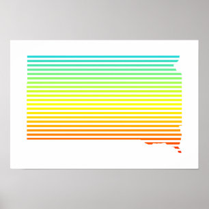 Süddakota Chill Fade Poster