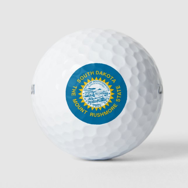 SÜDDAKOTA FLAG GOLFBALL (Vorderseite)