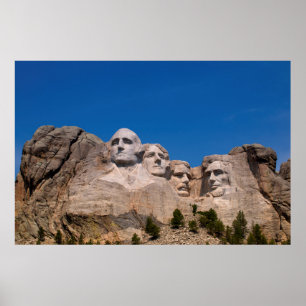 Süddakota, Keystone, Berg Rushmore Poster