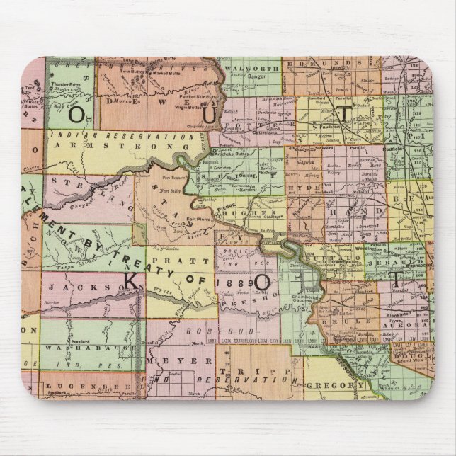 Süddakota Mousepad (Vorne)