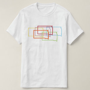 Süddakota Stolz verschwinden T-Shirt
