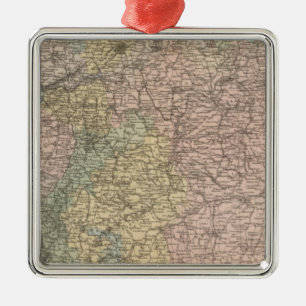 Süddeutschland Silbernes Ornament