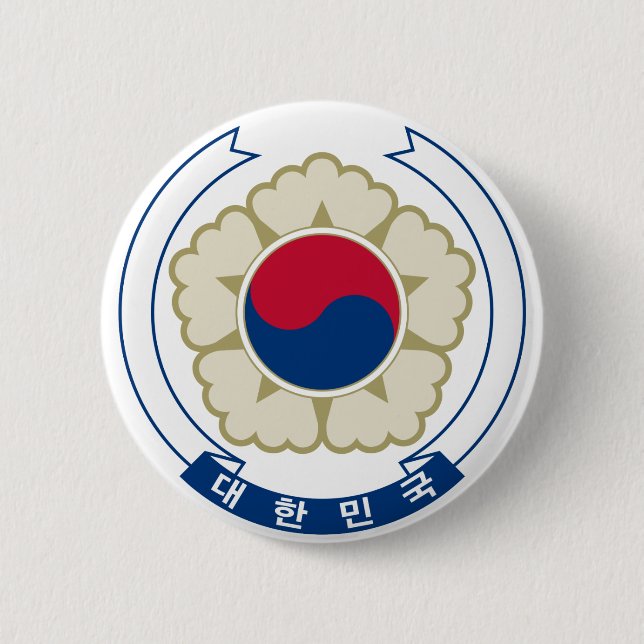 Südemblem Korea Button (Vorderseite)