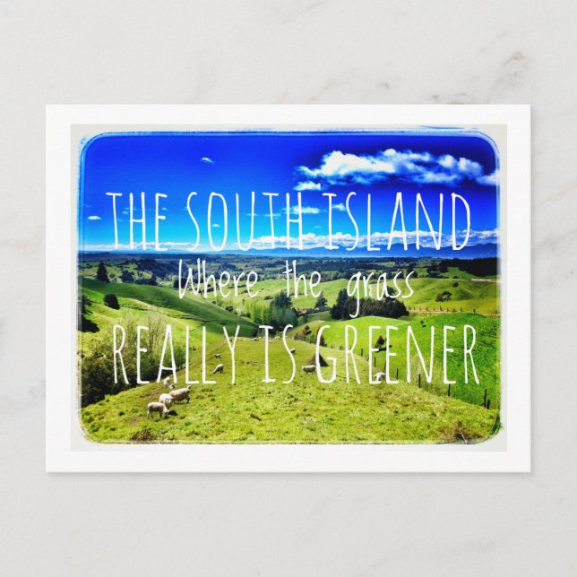 Süden Postkarte (Vorderseite)