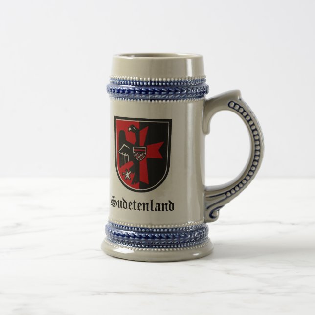 Sudetenland Stein Bierglas (Rechts)
