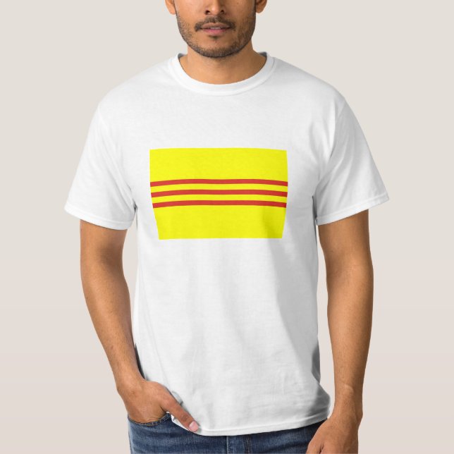 Südethnische Flagge vietnams T-Shirt (Vorderseite)