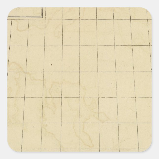 Südeuropa Quadratischer Aufkleber (Vorderseite)