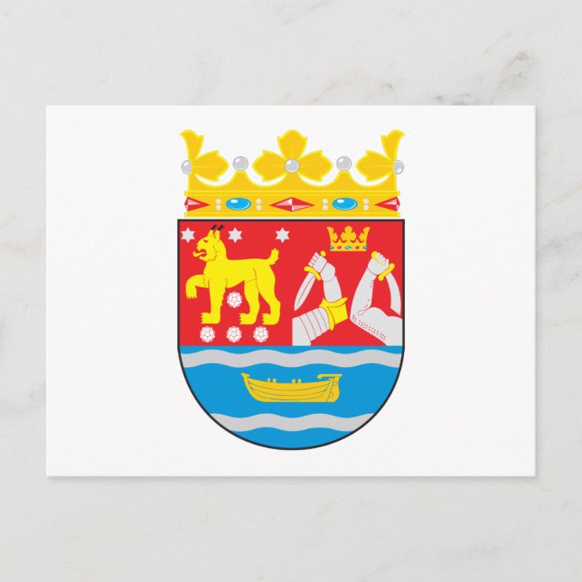 Südfinnischer Wappen Postkarte (Vorderseite)