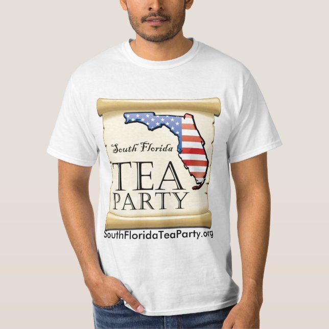 Südflorida-Tee-Party - treten Sie nicht auf mir T-Shirt (Vorderseite)