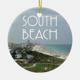 SüdFoto strand-Miamis Florida Keramik Ornament