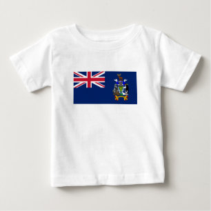 Südgeorgien und die Südlichen Sandwichinseln-Flagg Baby T-shirt