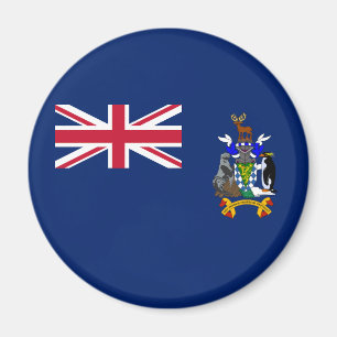 Südgeorgien und die Südlichen Sandwichinseln-Flagg Magnet