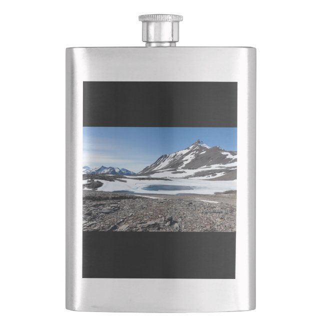Südgeorgische Landschaft Flachmann (Vorderseite)