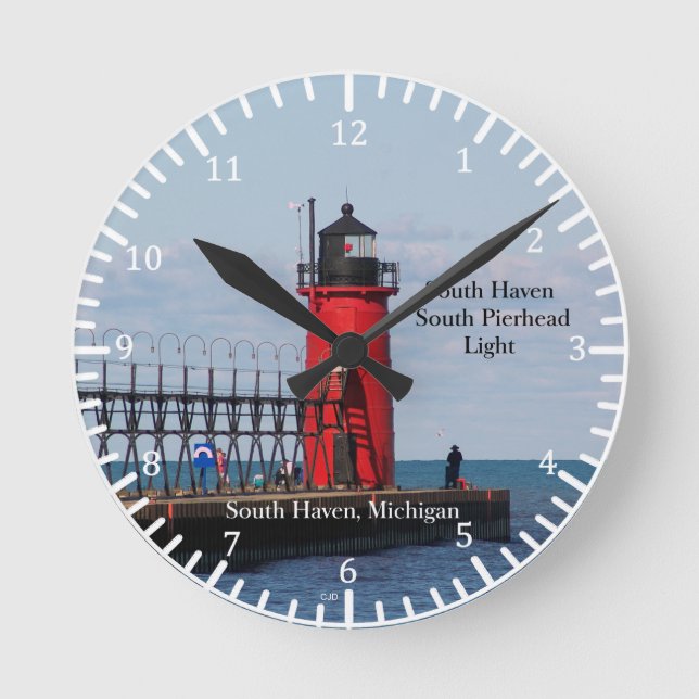 Südhafen SüdPierhead helle Uhr (Vorderseite)