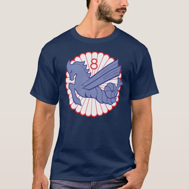 Südim Flugzeug 8. Bataillon vietnams T-Shirt (Vorderseite)