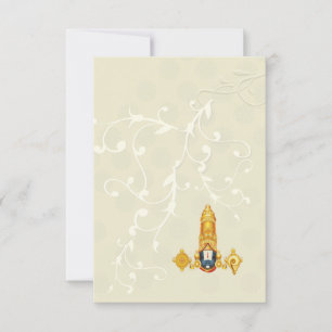 Südindische Trauung Einladung