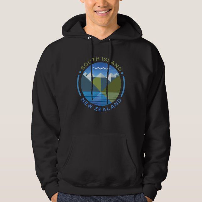 SÜDINSEL NEUSEELAND HOODIE (Vorderseite)