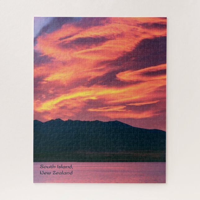 Südinsel Neuseeland Puzzle (Vertikal)