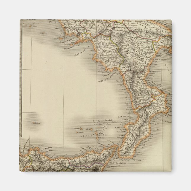 Süditalien 6 magnet (Vorne)