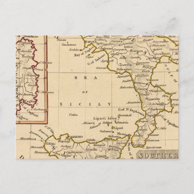 Süditalien Postkarte (Vorderseite)