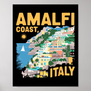 Süditalien Reise Amalfiküste Sommer Italienische R Poster