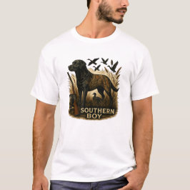 Südjungen-Jagdhund-Tarnung T-Shirt