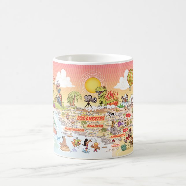 Südkalifornien 11oz Tasse (Mittel)