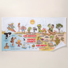 Südkalifornien Beach Blanket Strandtuch