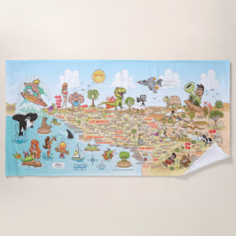 Südkalifornien Beach Blanket Strandtuch