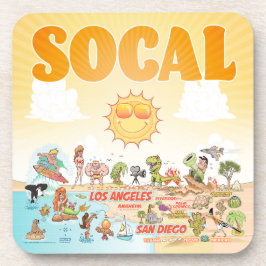 Südkalifornien Getränkeuntersetzer