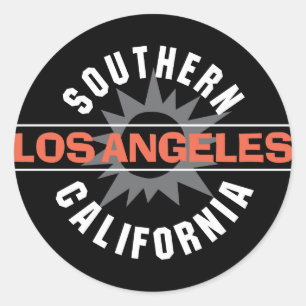 Südkalifornien - Los Angeles Runder Aufkleber