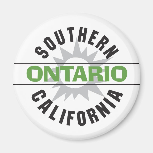 Südkalifornien - Ontario Magnet (Vorne)