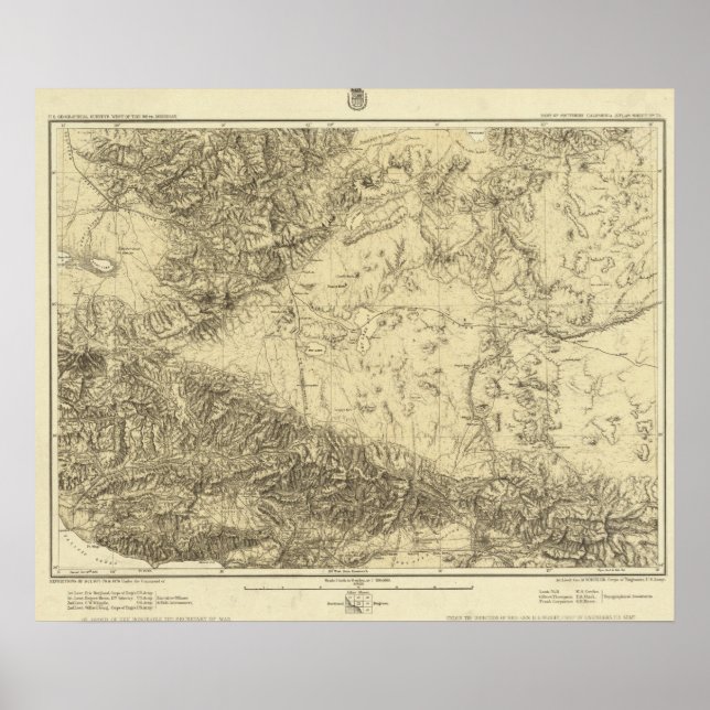 Südkalifornien Poster (Vorne)