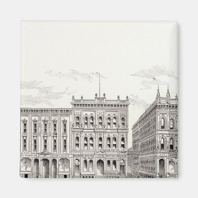 Südkalifornien - Sansome und Leidesdorff Magnet (Vorne)