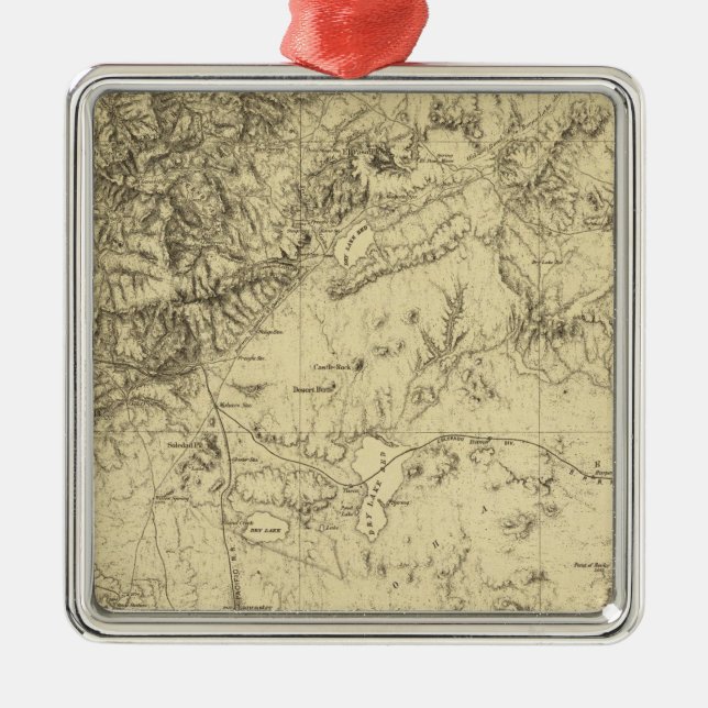 Südkalifornien Silbernes Ornament (Vorne)