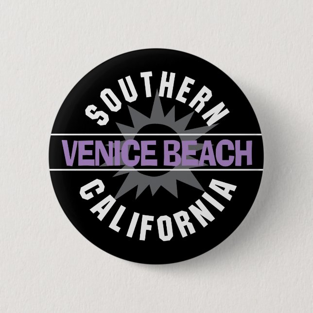 Südkalifornien- - Venedig-Strand Button (Vorderseite)