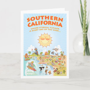 Südkalifornische Karte
