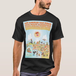 Südkalifornische Städte T-Shirt