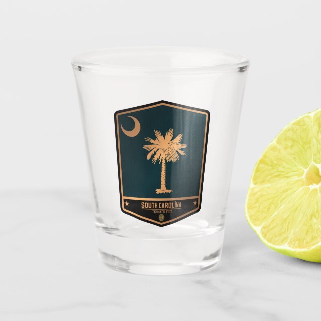 Südkarolina Schnapsglas (Vorderseite)