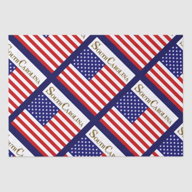 SÜDKAROLINA SEIDENPAPIER (Vorderseite)