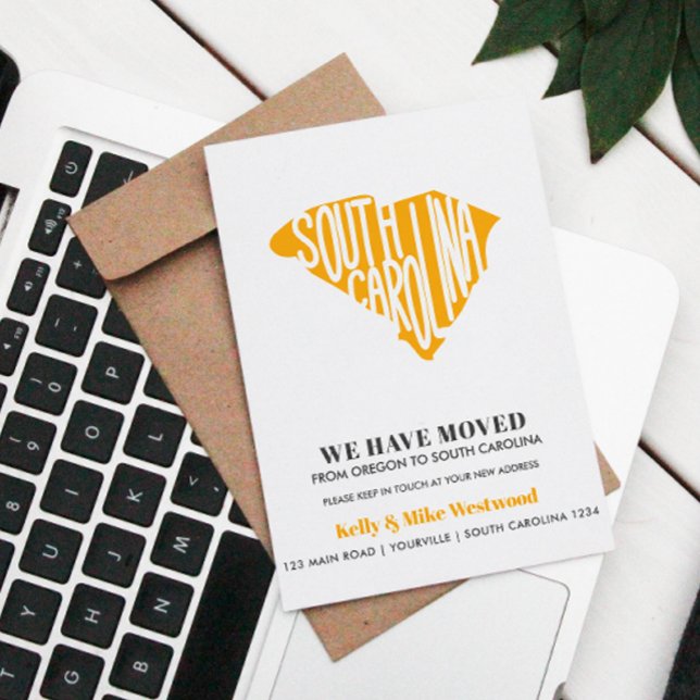 SÜDKAROLINA Wir haben neue Adresse Neue Zuhause P Postkarte (Von Creator hochgeladen)