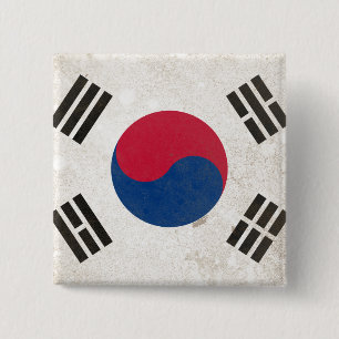 Südkorea Button
