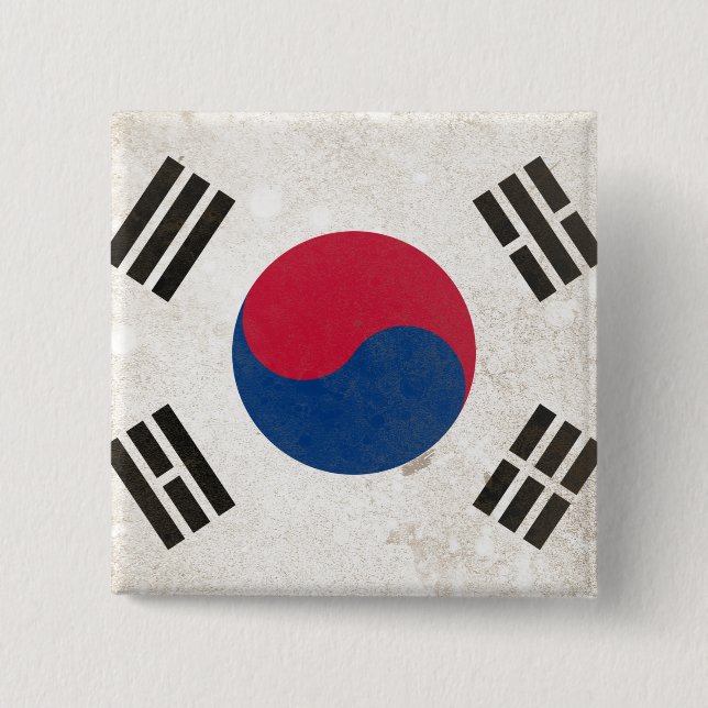 Südkorea Button (Vorderseite)