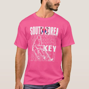 Südkorea Eishockey Fans Koreanisches Hockey Team S T-Shirt