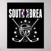 Südkorea Eishockeyfans Jersey Koreanische Flagge P