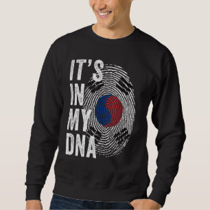 Südkorea Es ist in meiner DNA, südkoreanischer Fin Sweatshirt