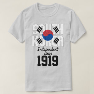 Südkorea Feier zur Unabhängigkeit der Flagge T-Shirt