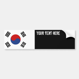 Südkorea-Flagge Autoaufkleber