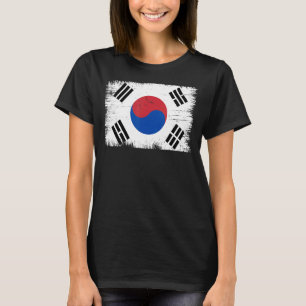 Südkorea - Flagge der Vintagen Republik Korea T-Shirt